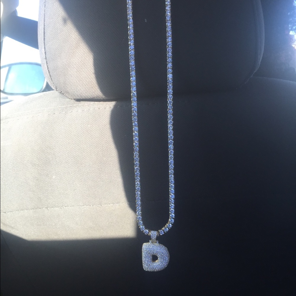 Gold Chain with a D